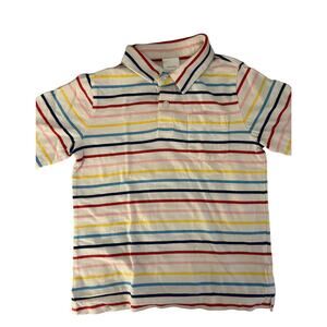 Hanna Andersson Stripe Polo Shirt size 110